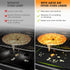 Aieve Air Fryer Liners for Ninja Foodi, 12"X12" Reusable Toaster Oven Liners, Non-Stick Heat Resistant Mat (4 Pack)