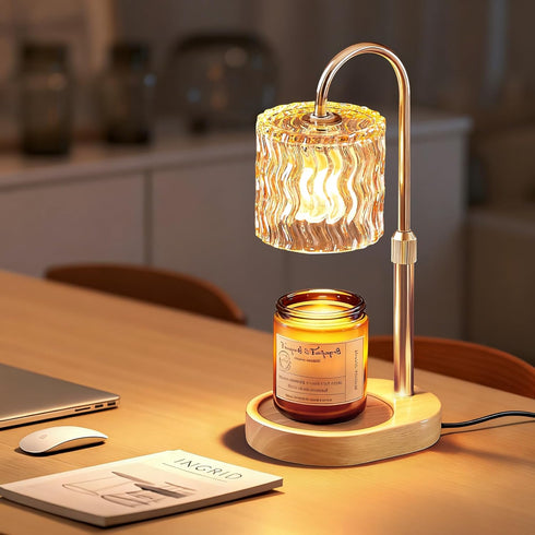 Homelist Candle Warmer Lamp with Timer, Height Adjustable Candle Lamp, Home Decor,