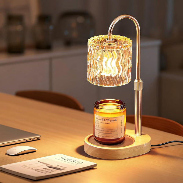 Homelist Candle Warmer Lamp with Timer, Height Adjustable Candle Lamp, Home Decor,