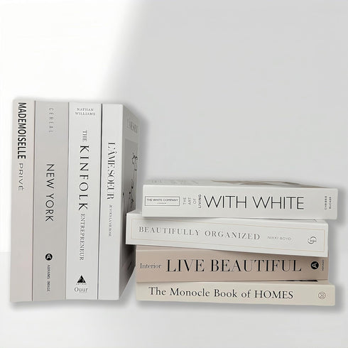 Ediactcyl 8 Pack (M27) Decorative Books, Decoration Faux Books for Hardcover Home Decor | Fake Book Stacks Display