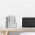 2 MerryNine Crystal Book Ends with Crystal Ball, Pcs Clear L Shape Non Skid Sturdy Crystal Decorative Bookends