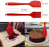 4 Cup Pancake Cupcake Batter Dispenser - 900mL with Measuring Label, Squeeze Handle, Silicone Brush for Baked Goods