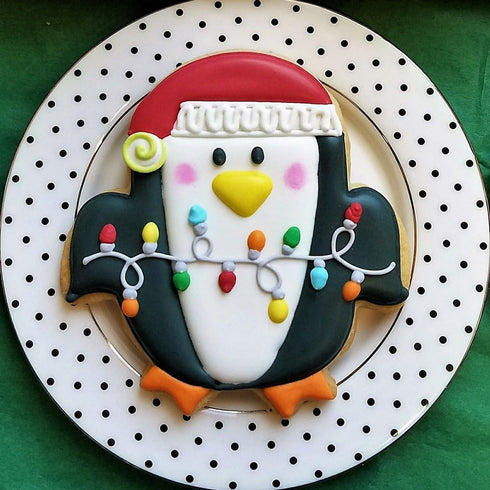 Cute Penguin Cookie Cutter, 4" - Made in USA by Ann Clark