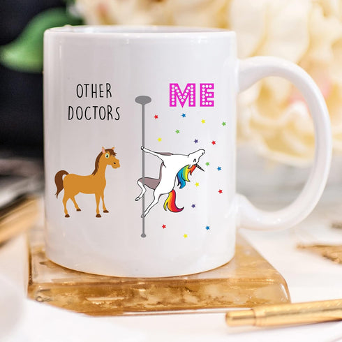 YouNique Designs Doctor Mug - Portable 11 Oz Coffee Mug, Funny Gifts for Doctors, Retirement, Graduation