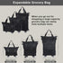LKbeuuu Reusable Grocery Bag on Wheels Shopping Bag with Wheels, Detachable Roller Tote Bag, Luggage Bag, used