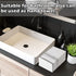 200 Pack 16" 16" Teling Disposable Hand Towels for Bathroom, Soft and Absorbent Paper Guest Towel Cloth Like Silver