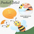 30 Pieces Spring Summer Insects Hanging Swirl Decorations, Butterfly Sunflower Bug Birthday Party Ceiling Decorations