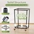 150L Laundry Basket with Wheels, Rolling Laundry Hamper with Cloth Cover, Laundry Cart with Metal Frame & Removable