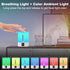 Dimmable 48 10-15 Night Light Bluetooth Speaker Alarm Clock, Sound Machine with White Noise, Touch Bedside Lamp, Warm