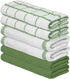 Artoid Mode Ring Spun Cotton Green Kitchen Dish Towels, 15x25 Inch Ultra
