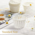 Brown Cupcake Liners Standard Size, 30pcs Christmas Muffin Baking Cups,Cupcake Holders Paper, Heavy Duty Greaseproof Wrappers for Wedding,Baby Showers,Gift,With 3 Decorations, White (CK001AW-US30) by Nax Caki
