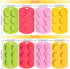 Whaline 4 Pack Fruit Shaped Silicone Mold, Pineapple Lemon Watermelon Strawberry Baking Mould, 3D Summer Fruit Ice Mold