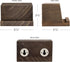 EXCELLO GLOBAL PRODUCTS Small Wood Record Holder Shelf, Wall Mounted Organizer (Pack of 2)