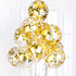 Gold Confetti Balloons - 25 Pcs Thickened 12 Inch Clear Latex Balloons with Confetti for Party Decorations