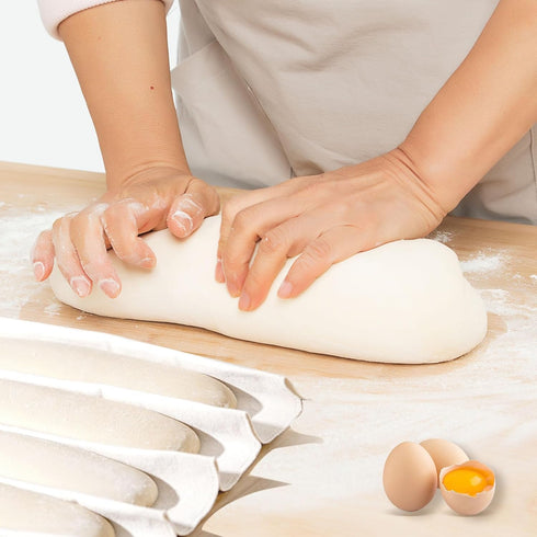 5PCS 18.8x14 Inch Cotton Tea Towels for Baking Sourdough, Reusable Bread Proofing Cloth, Flour Sack Towels for Dough