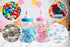 13" Evershine Plastic Baby Bottle Bank, Blue Fillable Baby Shower Bank, Plastic Jumbo Baby Favor Bottle Centerpiece