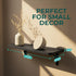 Reinforced Steel Bracket Black Shelves for Bathroom Wall - Easy to Install, Template and Video Included - Black Shelf
