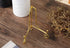 Artliving 2 Pack 4" Gold Iron Display Stand, Small Easel Plate Holder for Photos, Cards, Cookies, Decorative Plates