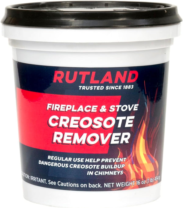 Rutland 1 lb Creosote Remover for Fireplace, Wood Stove & Chimney Cleaner