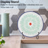 4 Pack Plate Stands for Display, 6 Inch Metal Holder, Picture Frame Stand, Small Easel for Tabletop Art