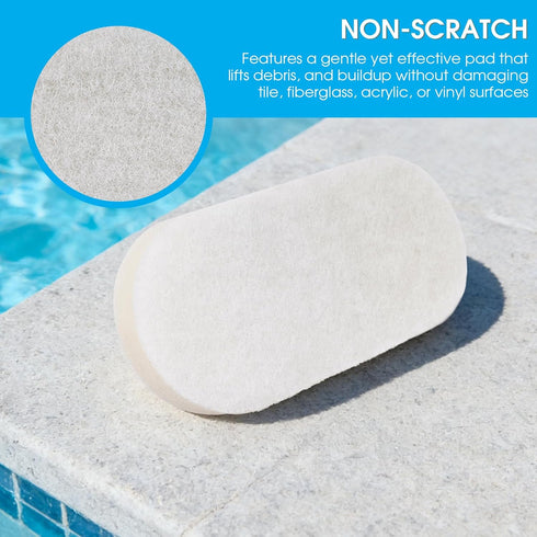5 Pack TidyMister Hot Tub & Spa Scrub Pad Flexible Handheld Non-Scratch Scouring Pads, Pool Tile & Surface Cleaning