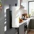 Magnetic Paper Towel Holder - No Drill, Black Paper Towel Roll Holder Magnet Towel Rack Wall Mount Fridge Organizer