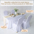 Dusty Blue Cheesecloth Table Runner, 141 in Long, Blue Gauze for Wedding Decoration, Boho Baby Shower