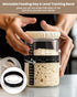 PITCH + PULSE 40Oz Sourdough Starter Jar Kit, Sourdough Bread Baking Container with Date Marked Feeding Band