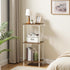 2-Layer WH09BZ01 HOOBRO End Tables, Small Side Table, Nightstand with Storage Shelves, Sofa Table for Small Spaces