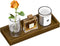 ZHWS Bathroom Tray for Soap Dispenser, Decorative Vanity Tray for Makeup, Jewelry, Kitchen Counter Organizer