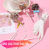 300PCS Lollipop Cake Pop Treat Bag Set with 100pcs Parcel Bags, Treat Sticks, Gold Metallic Twist Ties for Candies