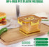 Tellshun Sliced Cheese Container with Airtight Lid for Mini Fridge BPA-Free Kitchen Plastic Storage Deli Cheese Slices