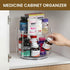 2 Countertop, Closet, 9.25'' Tier Non-Skid Acrylic Lazy Susan Turntable Organizer - Rotating Spice Rack - Spinning