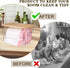 Trash Bag Dispenser, Trash Bag Holder Dispenser with Bamboo Top, Extra Large Garbage Bags Holder Organizer Under Sink