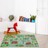 5.2x3.3 Yincimar Kids Play Rug for Playroom ft Town City Road Map Car Mat Play Mat Educational Learning Carpet Area Rug