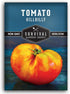 Hillbilly Tomato Seeds for Planting - Heirloom Yellow-Red Bi-Color Beefsteak Variety, Sweet