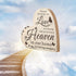 Jetec Sympathy Gift Bereavement Memorial Decor Sign, Loss of Loved One Remembrance Sign for Home Table Centerpiece Decor