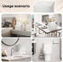 QUISBE (Cream-1 Pack) Tissue Box Cover Holder Compatible with Kleenex Disposable Paper Hand Towels, Leather Paper Towel