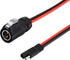 zdyCGTime 2 Pin Power Industrial Circular Connector to SAE Cable for Solar Panel Suitcase, 10AWG