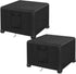 Kovshuiwe Outdoor Patio Ottoman Cover 2Pcs-20 L x 20" W x 18"