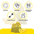 Gadgetime USA - Banana Drawstring Preserve Bag to Keep Fresh for Longer & Prevent Ripening - Reusable & Washable