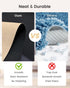 Stiio Bath Mat for Bathroom, Flat Super Absorbent Quick Dry Non Slip Thin Mats, Easy Clean Shower Mat