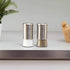 Home Basics 2 Piece Essence Salt & Pepper Shaker, Multicolored, Silver