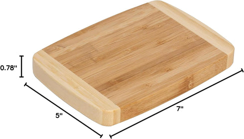 Joyce Chen Compact Bamboo Cutting Board, 5x7 Inches