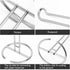 NearMoon Paper Towel Holder, Sturdy Kitchen Countertop Stand Dispenser for Standard or Jumbo-Sized Paper Towels