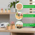 6 1.2" 1.4" Bigmeta Pcs Wood Air Plant Holder - & Rustic Style Airplant Display Stands for Women Gifts