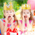 SIQUK 25 Pieces Gold Party Paper Crowns, 5 Styles, 5 Pcs Each, Golden Foil Headwear for Celebration