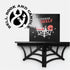 2 BELL BOOK AND CANDLE PC Spider Web Floating Shelves - Hang Separately or Together - Spooky Gothic Decor - Goth