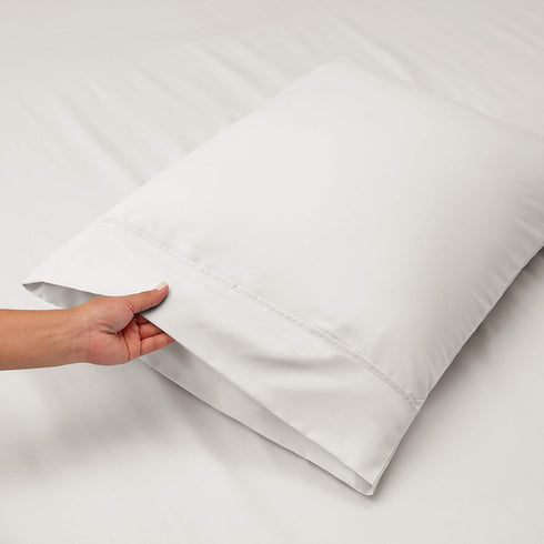 Hearth & Harbor Extra Deep Pocket Queen Sheet Set - 6 Piece Set Fits Mattresses Up to 24 Inches Deep