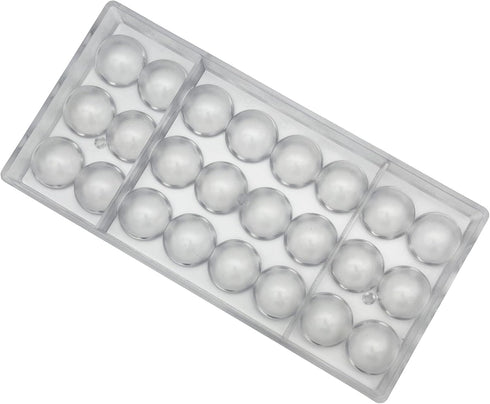 Goldbaking Semi Sphere Chocolate Mould, PC Polycarbonate Hemisphere Chocolate Mold (s 1.2inch)